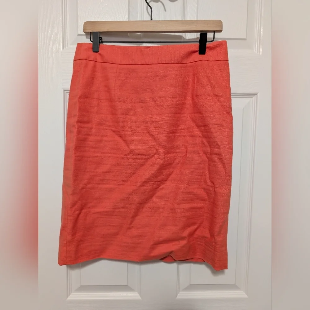 J. Crew, Women's Size 6, Coral, Linen/Cotton Two-Piece Suit,‎